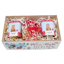 2122A Geschenkbox mit Zuckerstangen und Tee
