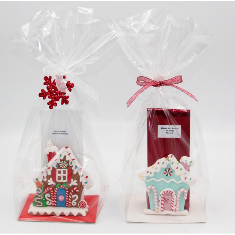 2197A Geschenkset mit Teetüte und Lebkuchenanhänger