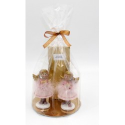 2070A Set cadeaux avec sachet de thé et déco anges