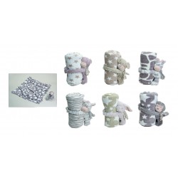 6436 Baby Kuscheldecke aus Fleece