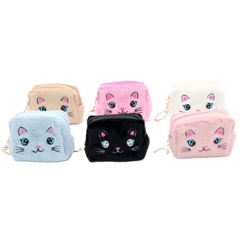 3025 Petite trousse en peluche- porte-clés