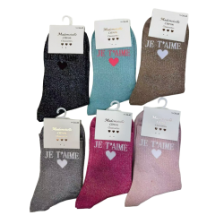 3048 Chaussettes \"Je t\'aime\"