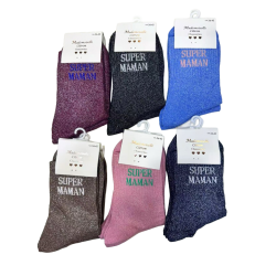 3052 Chaussettes "super maman"