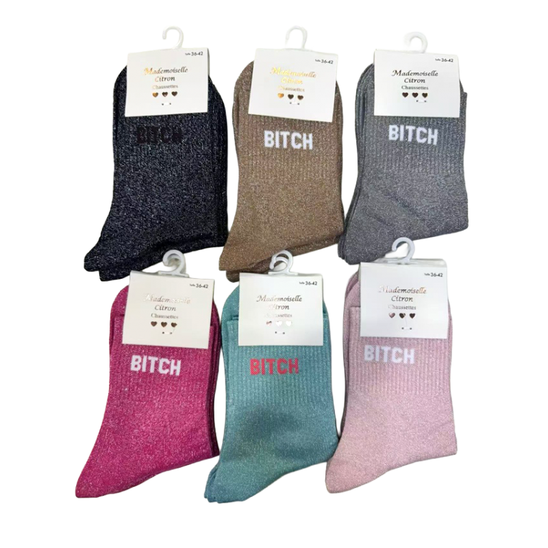3061 Chaussettes "bitch"