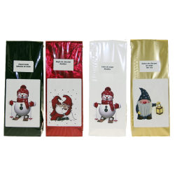 2510A Teebeutel mit 100 gr Tee und Weihnachts Etikette